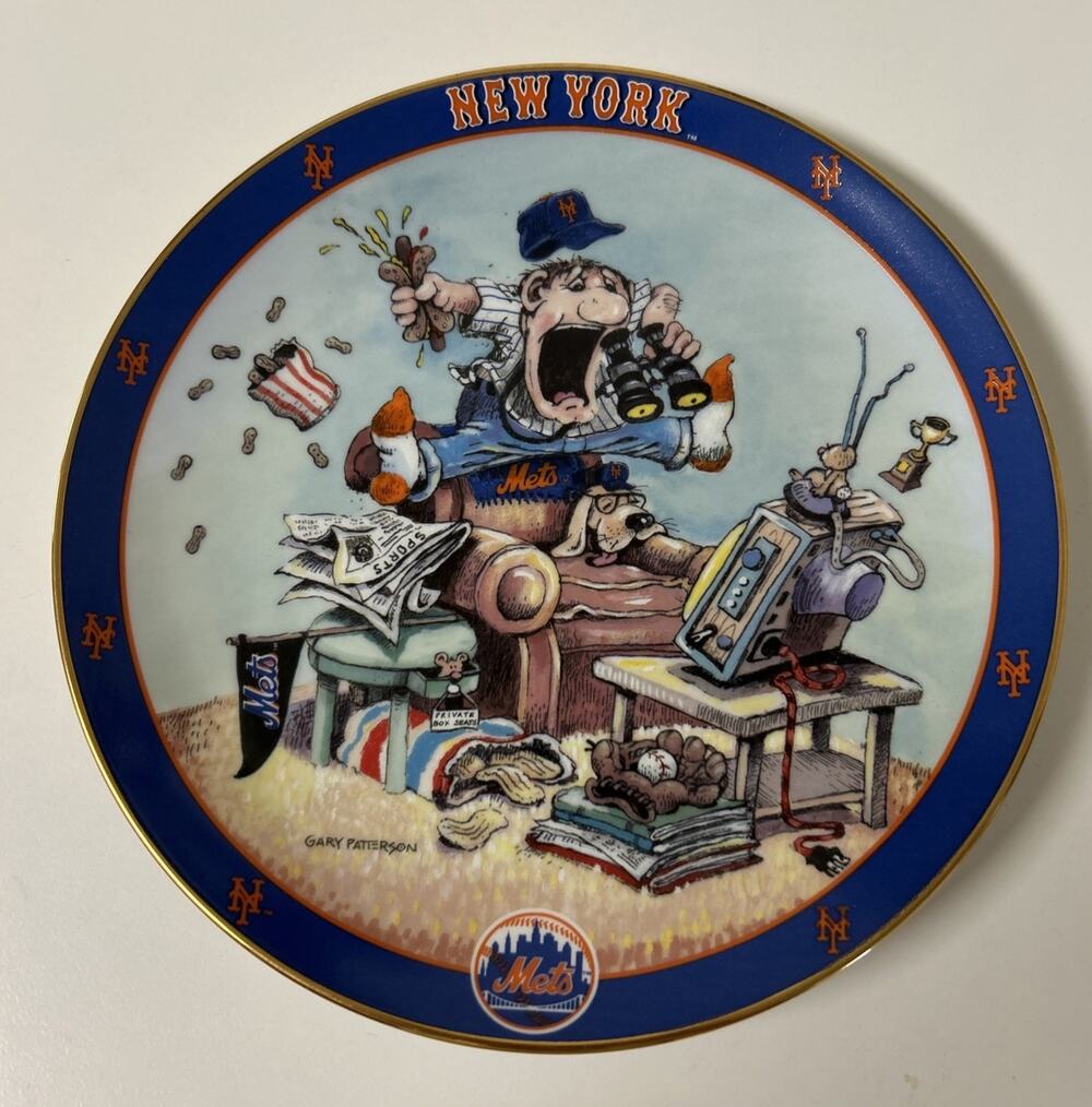 Mets Fan by Gary Patterson - Ultimate Mets Fan - The Danbury Mint 23K Gold Plate